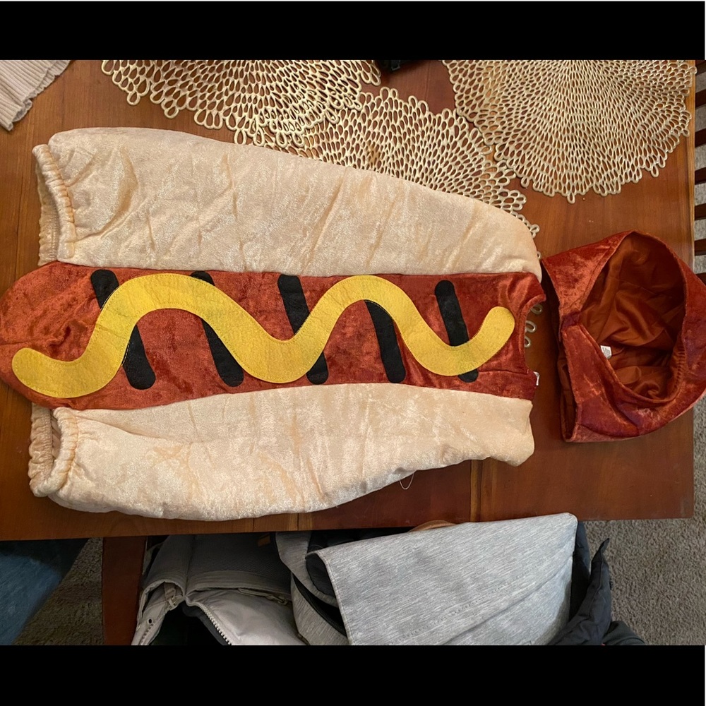 Toddler Hot dog costume